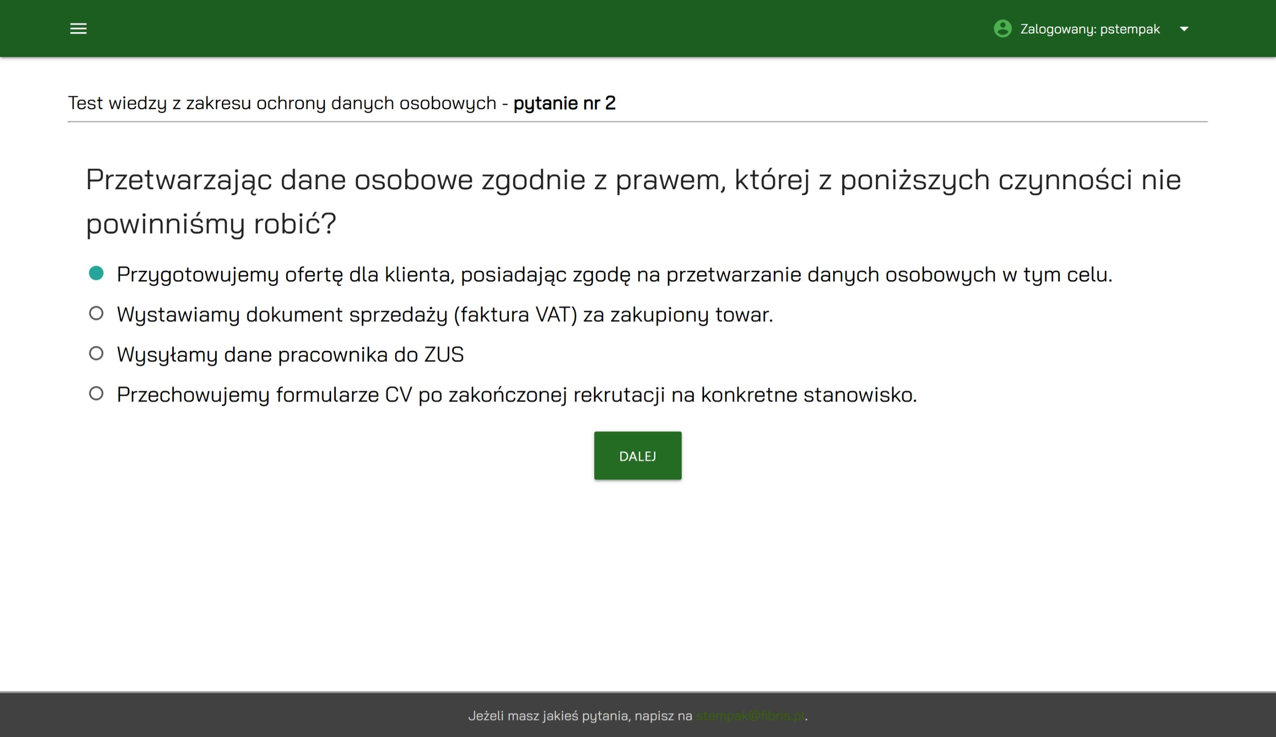 E-LEARNING PANEL - Podgląd