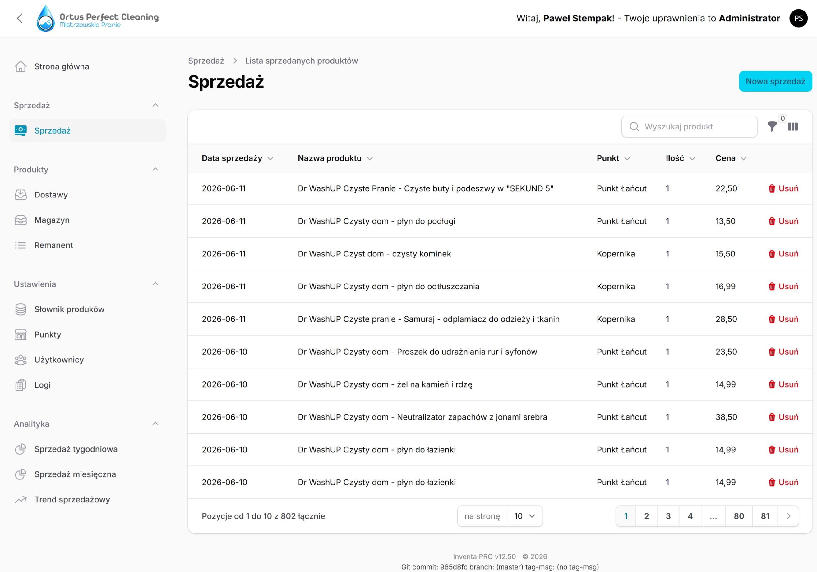 INVENTAPRO - Podgląd