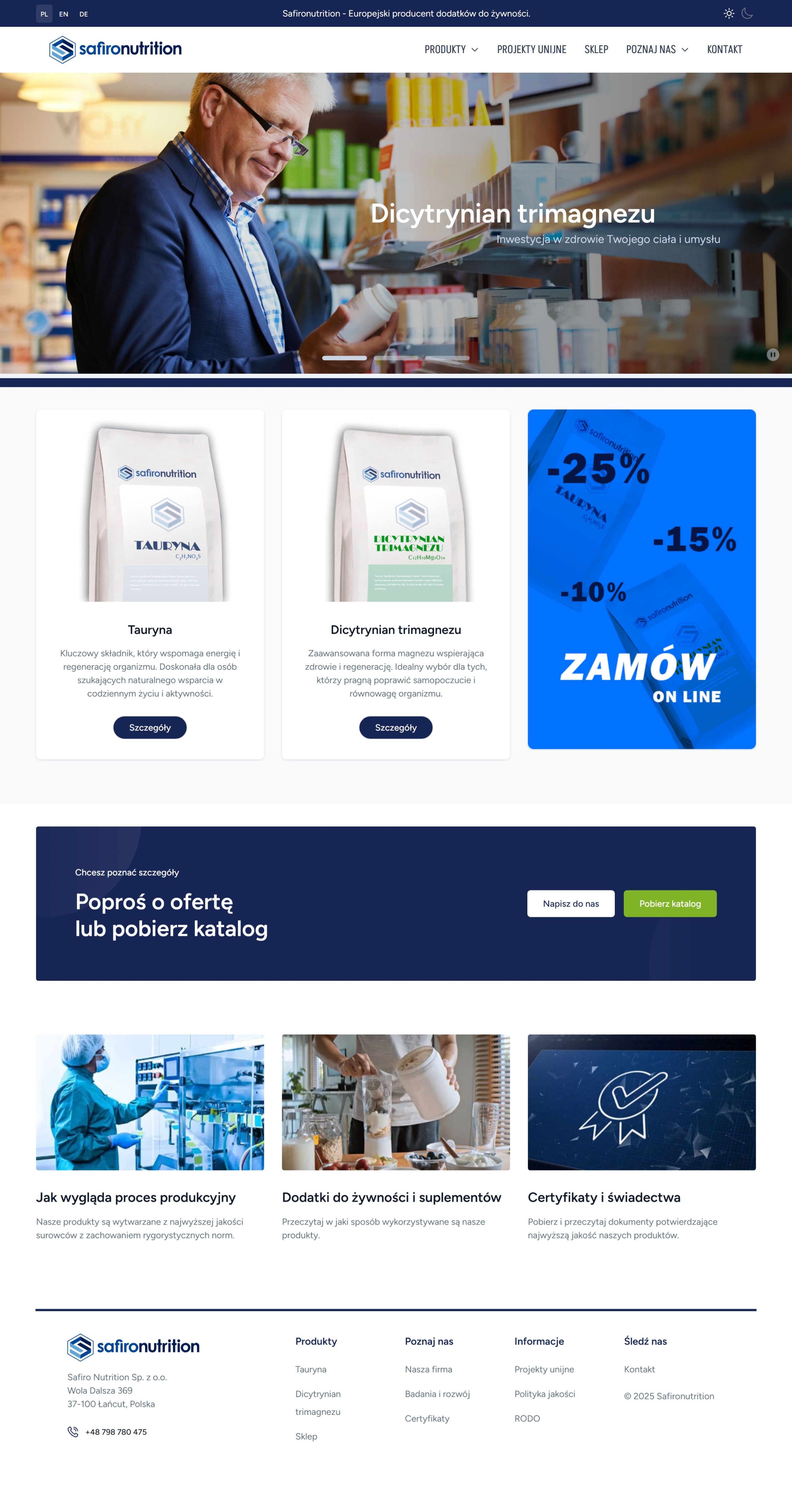 Safironutrition.com - Podgląd